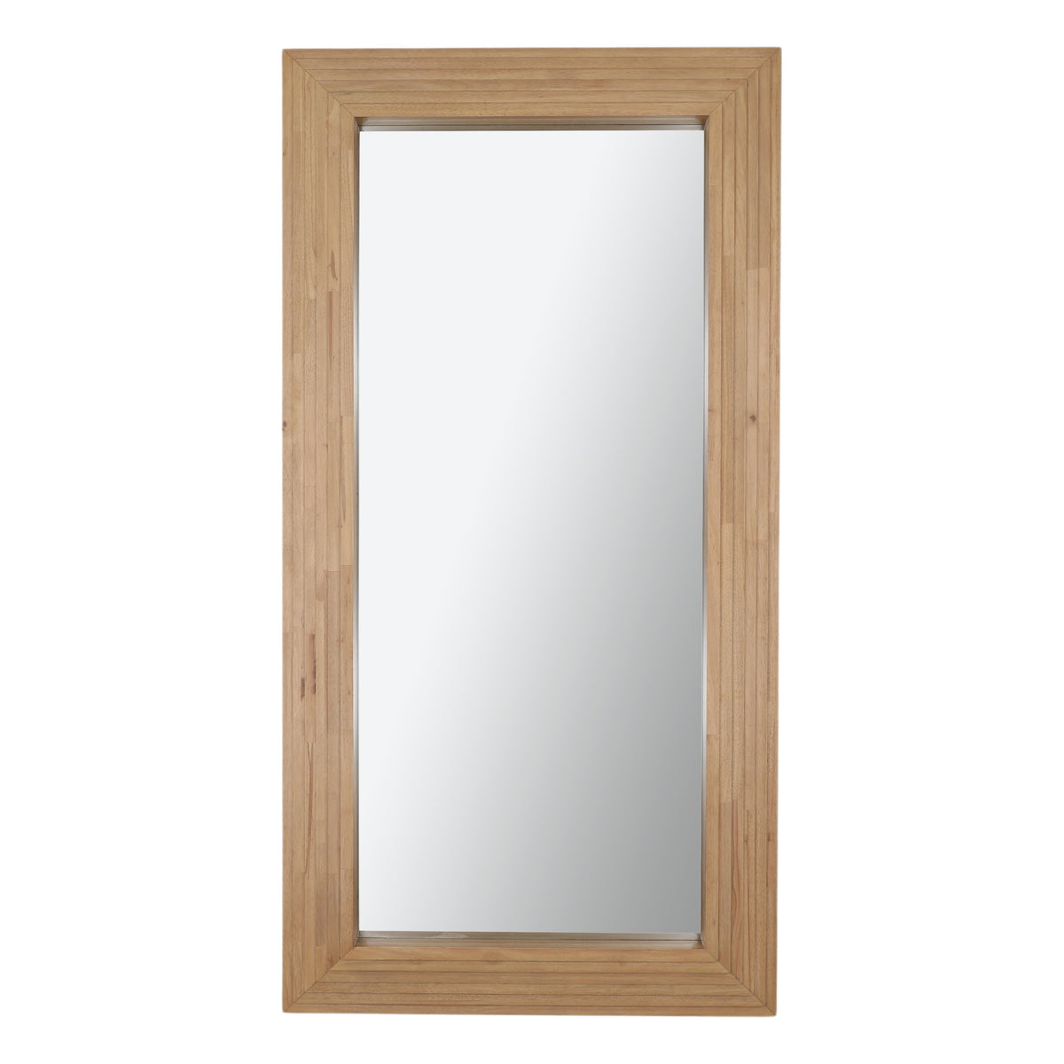 Aeris Natural Floor Mirror