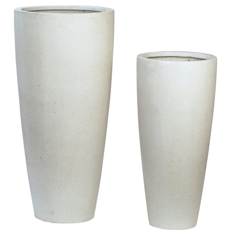 Emiliana Natural White Terrazzo Finish Planter Set Of 2