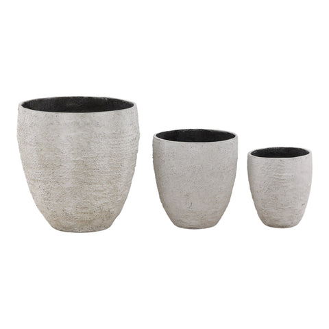 Cordero Ivory Planter Set Of 3