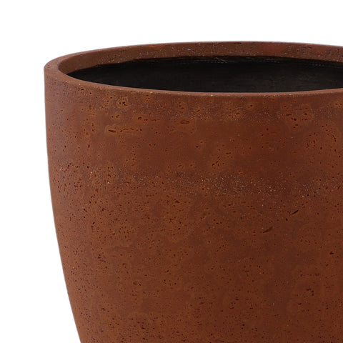 Kaelith Burnt Orange Planter Set Of 3