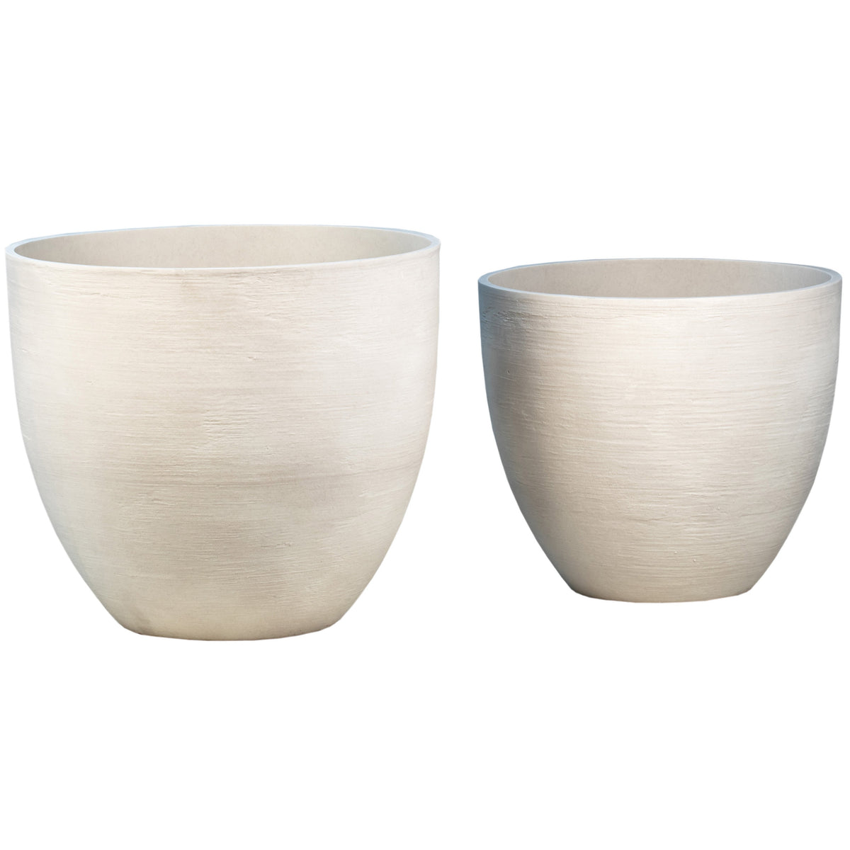 Berwick White Finish Pot Set Of 2