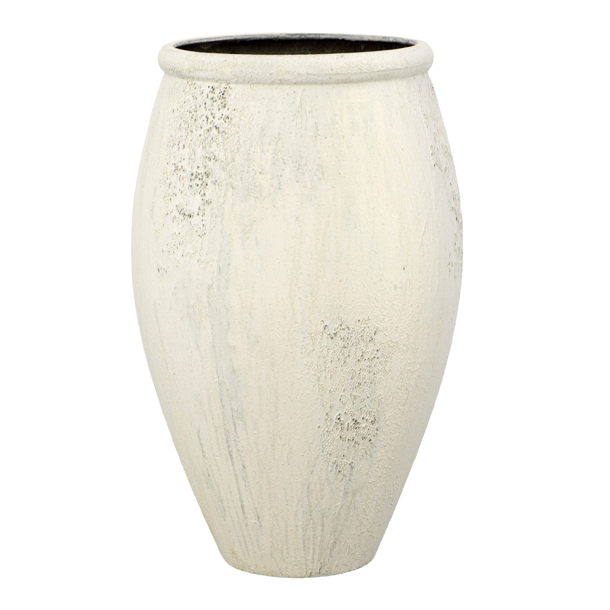 Mabilla Antique White Finish Pot