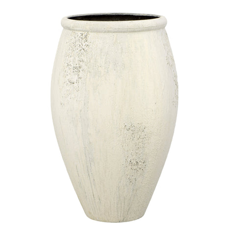 Mabilla Antique White Finish Pot
