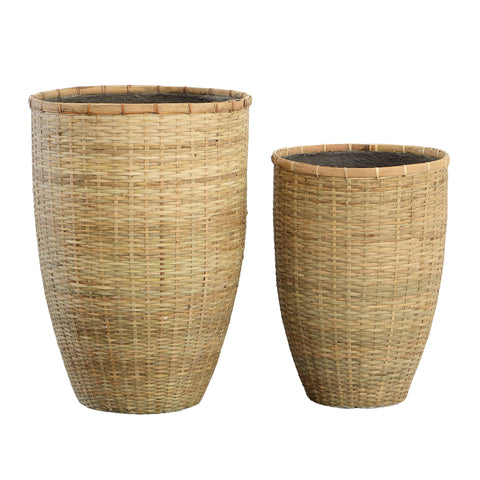 Gillean Natural Planter Set Of 2
