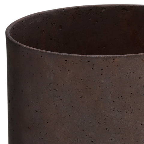 Elya Antique Brown Finish Planter Set Of 3