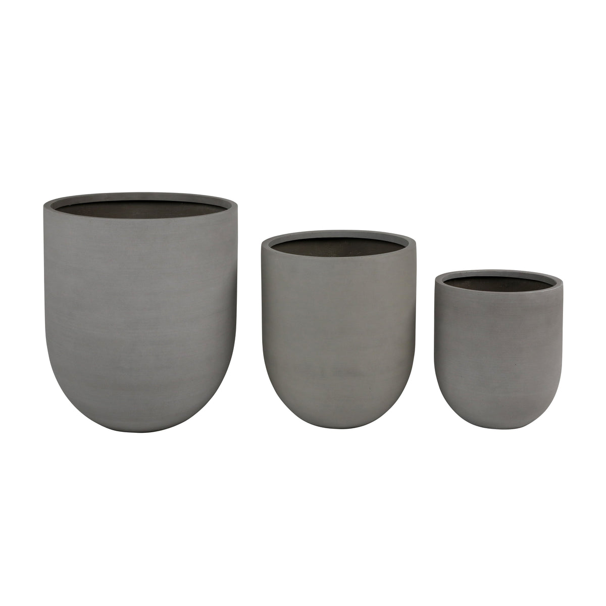 Sabine Grey Planter Set Of 3