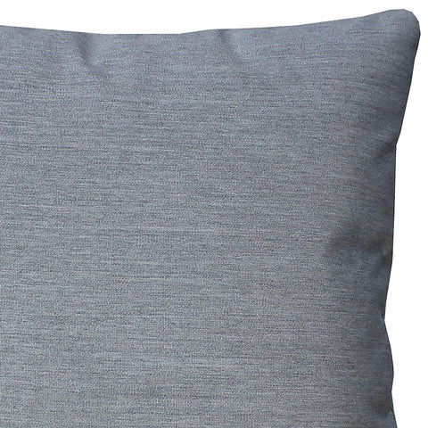 Sunbrella Blue Grey Outdoor Pillow