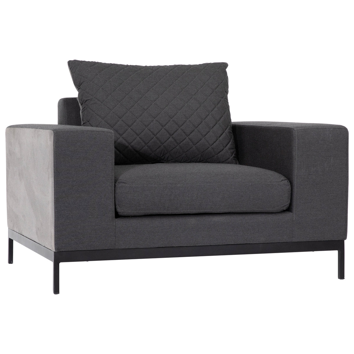Atrim Suede Grey Occasional Chair