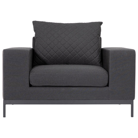 Atrim Suede Grey Occasional Chair