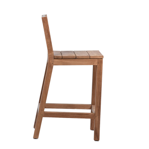 Zobel Natural Finish, Unique, Slight Difference In Color May Occur Counter Stool