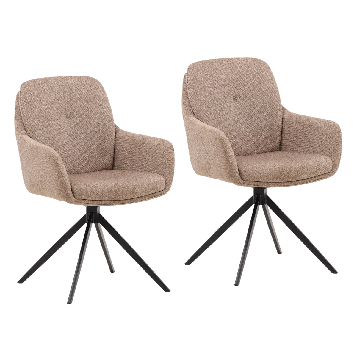 Ravena Sand Dining Chair Set Of 2
