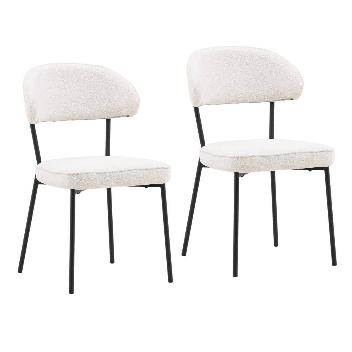 Mira Cream Dining Chair Set Of 2