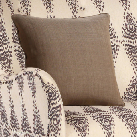 Franklin Cream Multi-color Fabric and Light Wood Wash Legs Occasional Chair