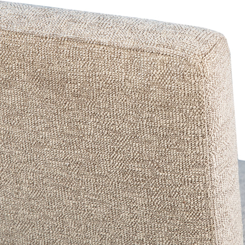 Daisy Natural Warm Wash Legs with Salt and Pepper Upholstery Dining Chair