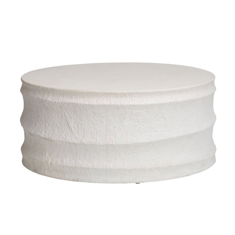 Adelmo White Finish Outdoor Coffee Table