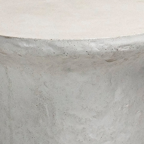 Yanis White Finish Outdoor Side Table