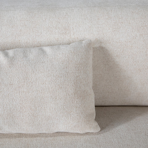 Melba Cream Upholstery L-Shape Sectional