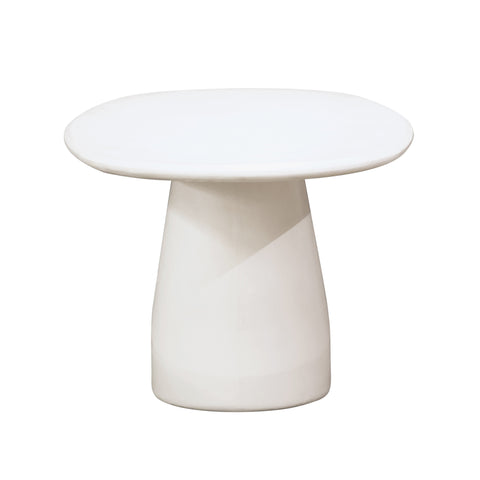 Turell Ivory Finish Outdoor Dining Table