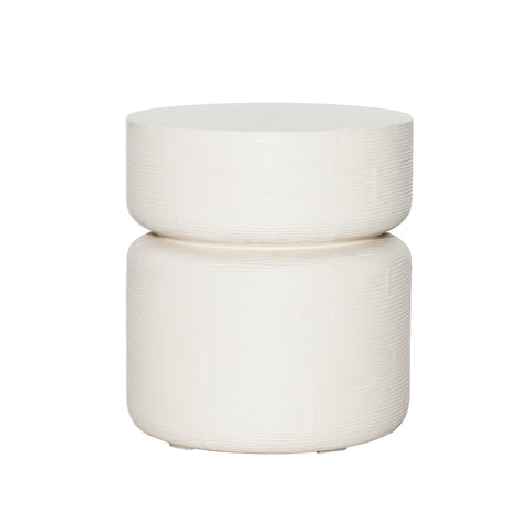 Ysabel Ivory Outdoor Side Table