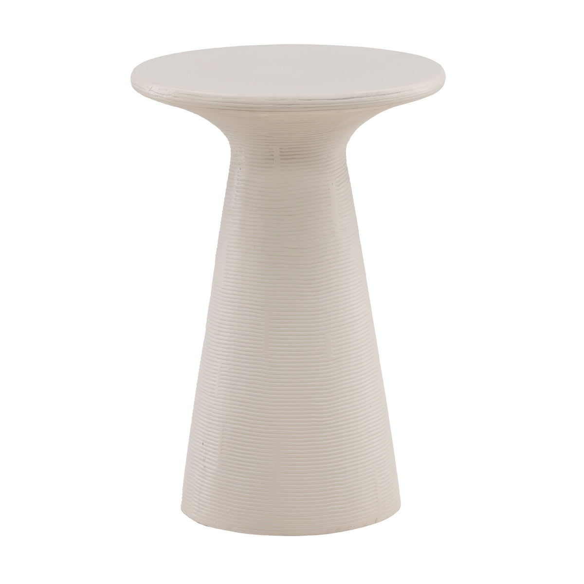 Fania Ivory Outdoor Side Table