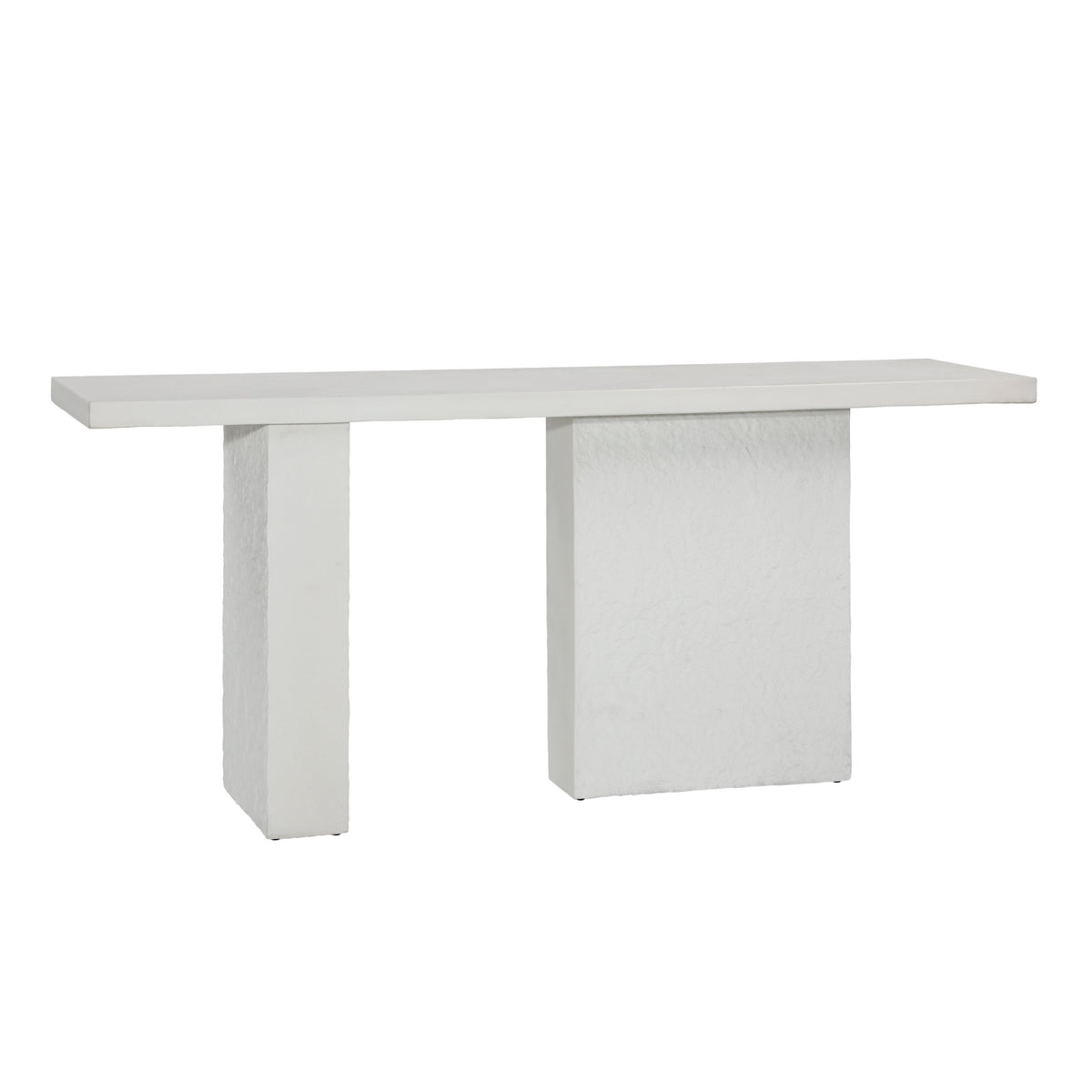 Lava White Outdoor Console Table