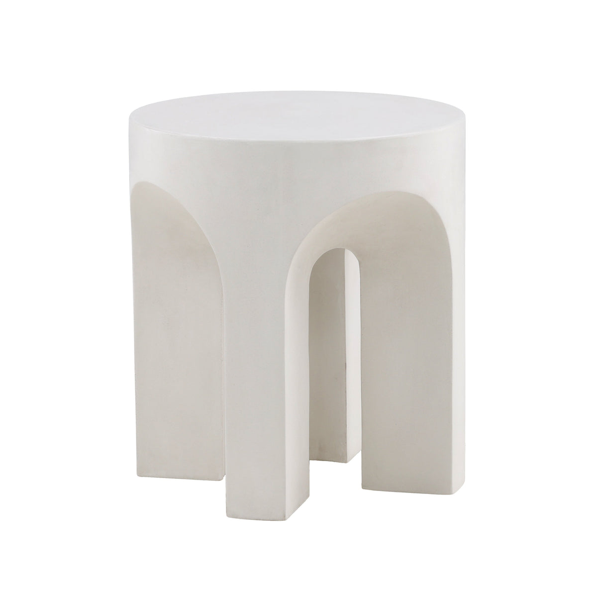 Hutchins Ivory Outdoor Side Table