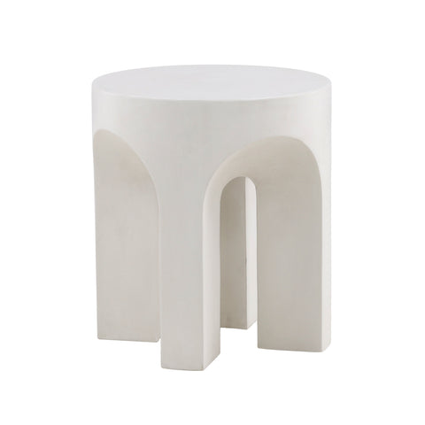 Hutchins Ivory Outdoor Side Table