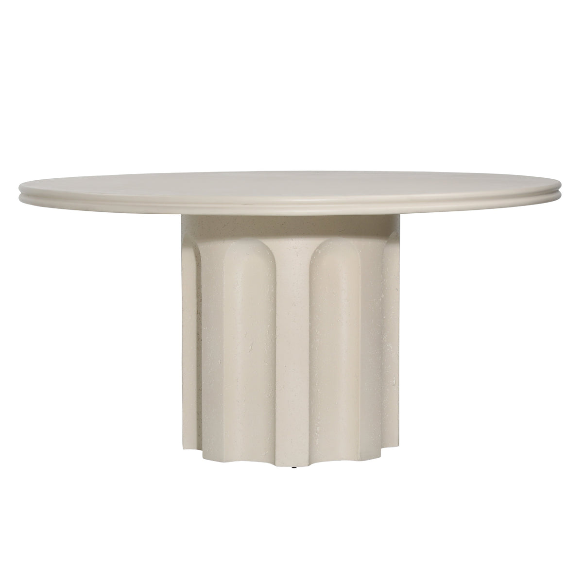 Caitie Ivory Outdoor Dining Table