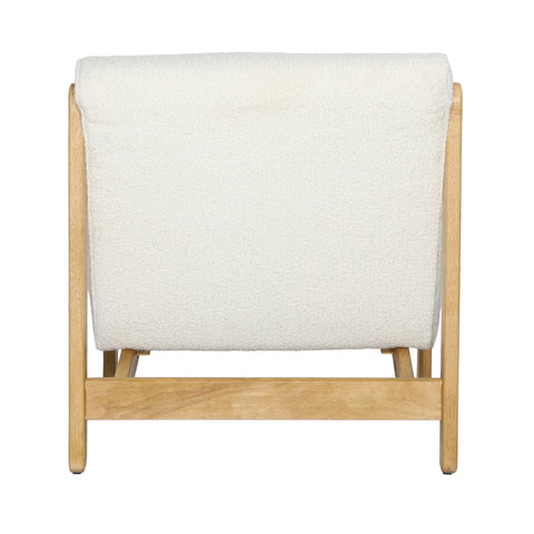 Juno Off White and Natural Occasional Chair