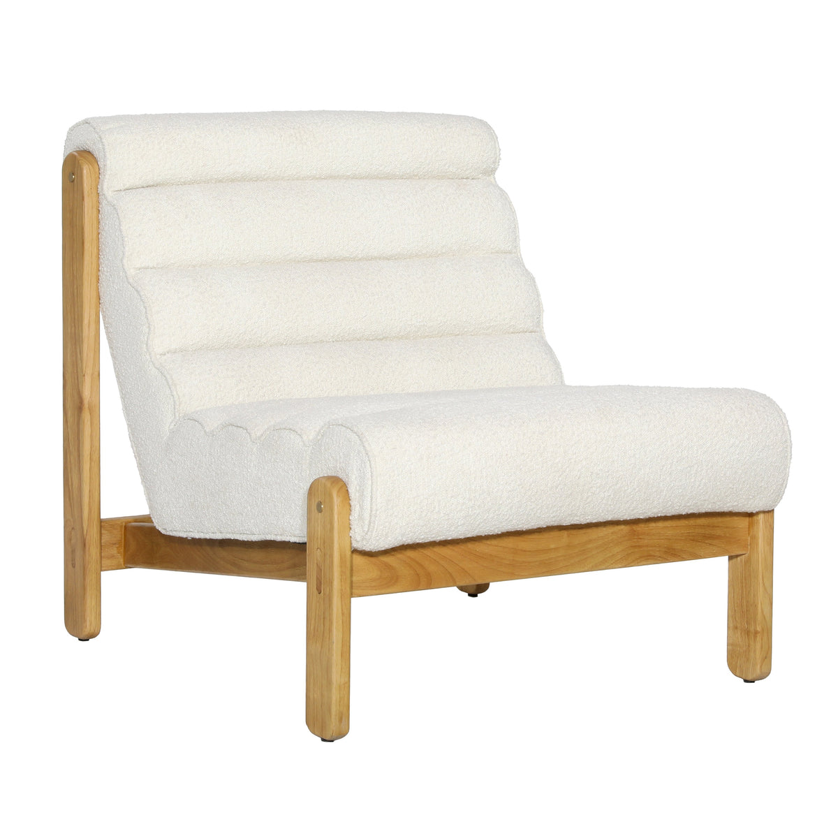 Juno Off White and Natural Occasional Chair