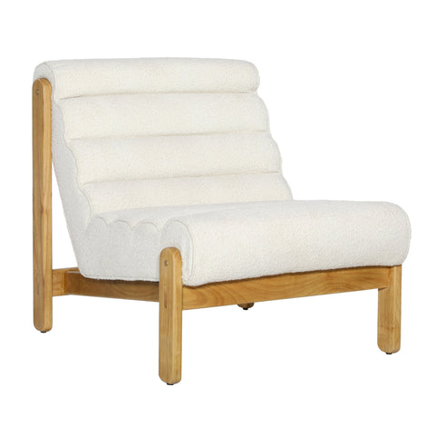 Juno Off White and Natural Occasional Chair