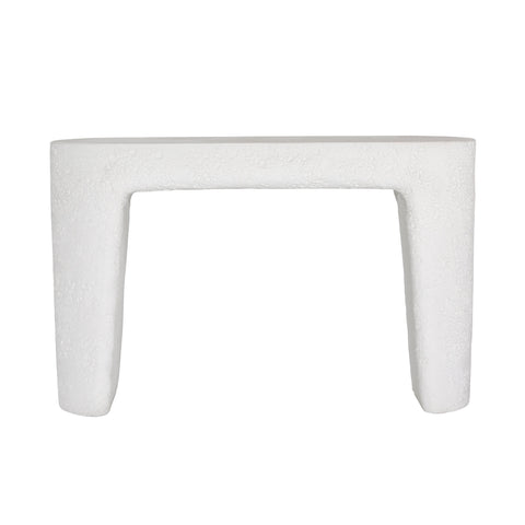 Lonnie Ivory Outdoor Console Table
