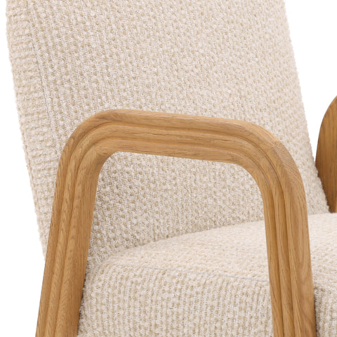 Winnie Venice Sand and Natural Dining Chair