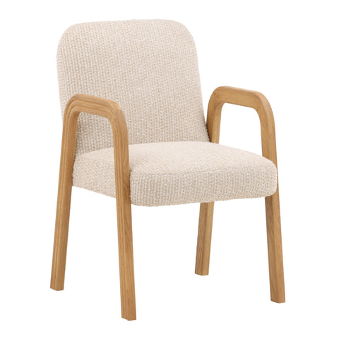 Winnie Venice Sand and Natural Dining Chair