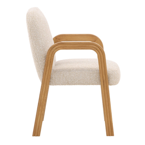 Winnie Venice Sand and Natural Dining Chair