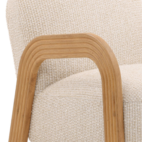 Winnie Venice Sand and Natural Occasional Chair