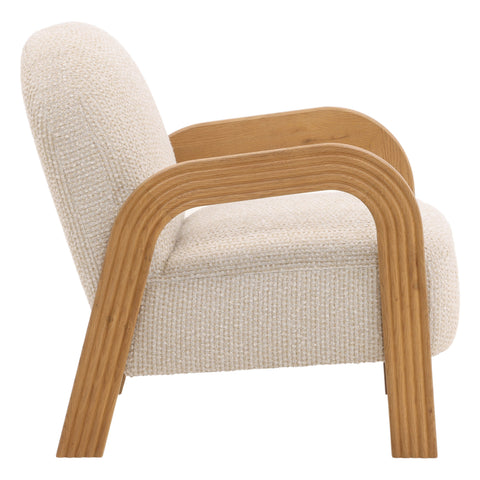 Winnie Venice Sand and Natural Occasional Chair