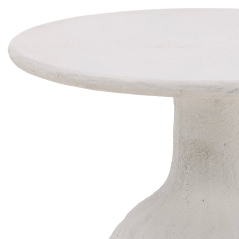 Violetta White Outdoor Side Table