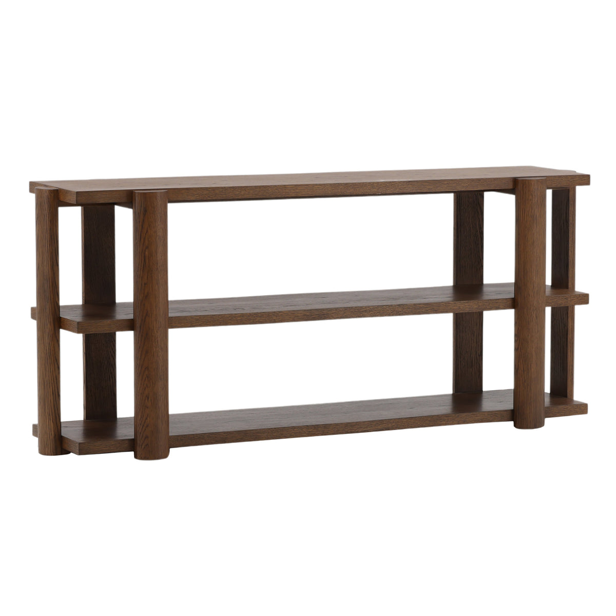 Finnian Brown Low Bookcase