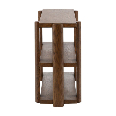 Finnian Brown Low Bookcase
