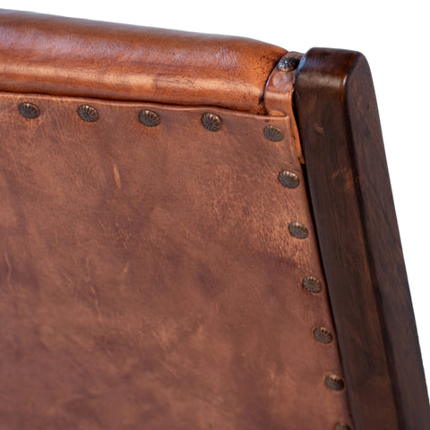 Gibbs Antique Brown Finish Occasional Chair