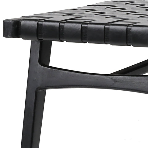 Camila Antique Black Finish Bench