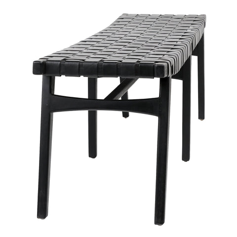 Camila Antique Black Finish Bench