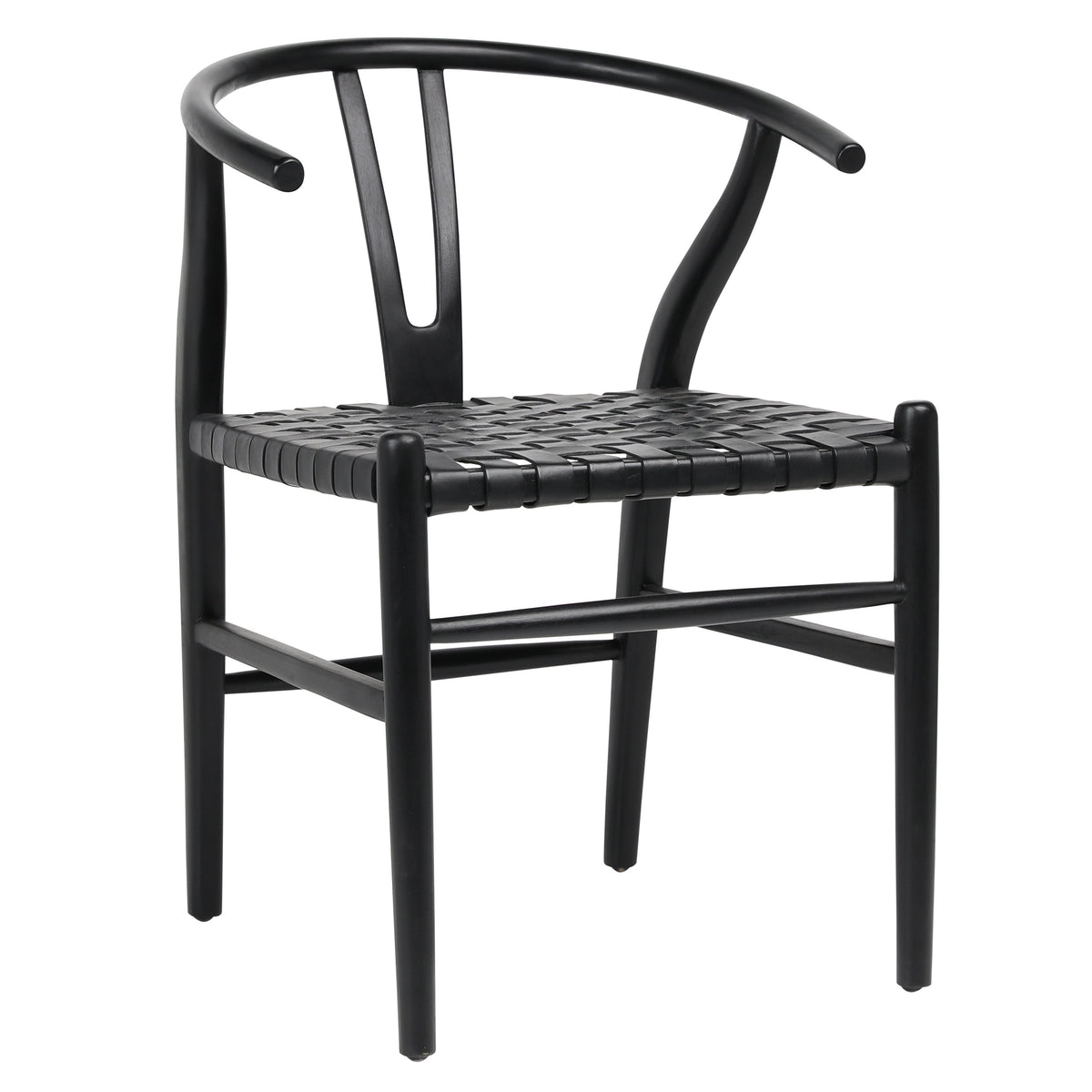 Bernice Antique Black Finish Dining Chair