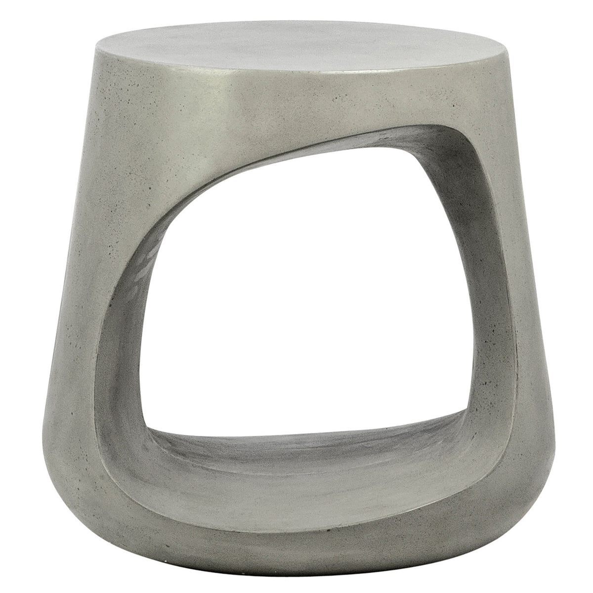 Kavik Grey Concrete Finish with Acrylic Seal Outdoor Side Table