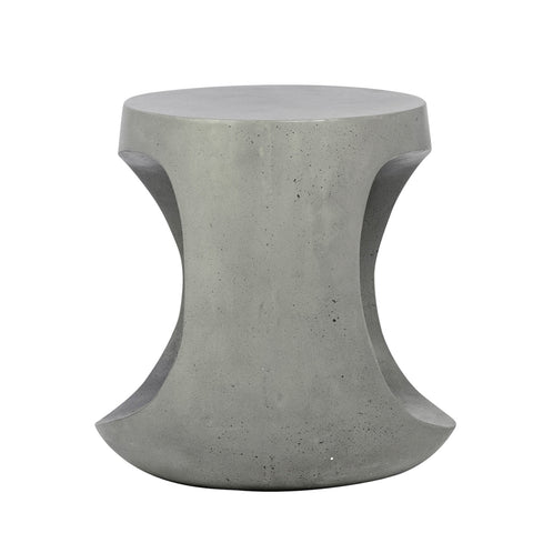 Kavik Grey Concrete Finish with Acrylic Seal Outdoor Side Table