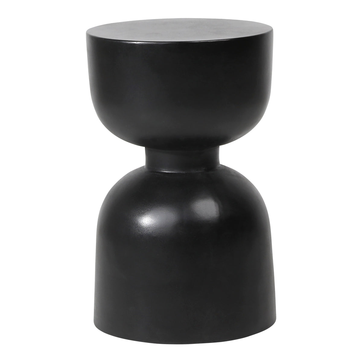 Rian Black Finish Outdoor Side Table