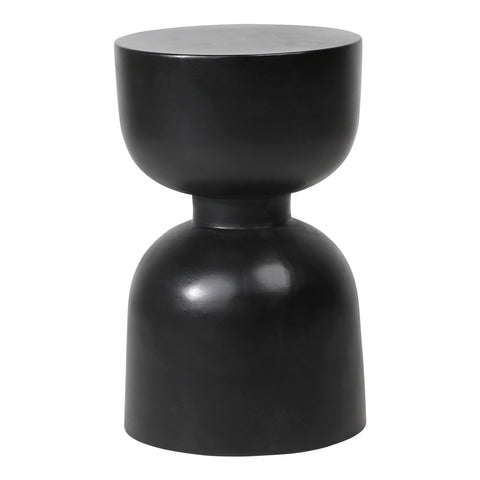 Rian Black Finish Outdoor Side Table