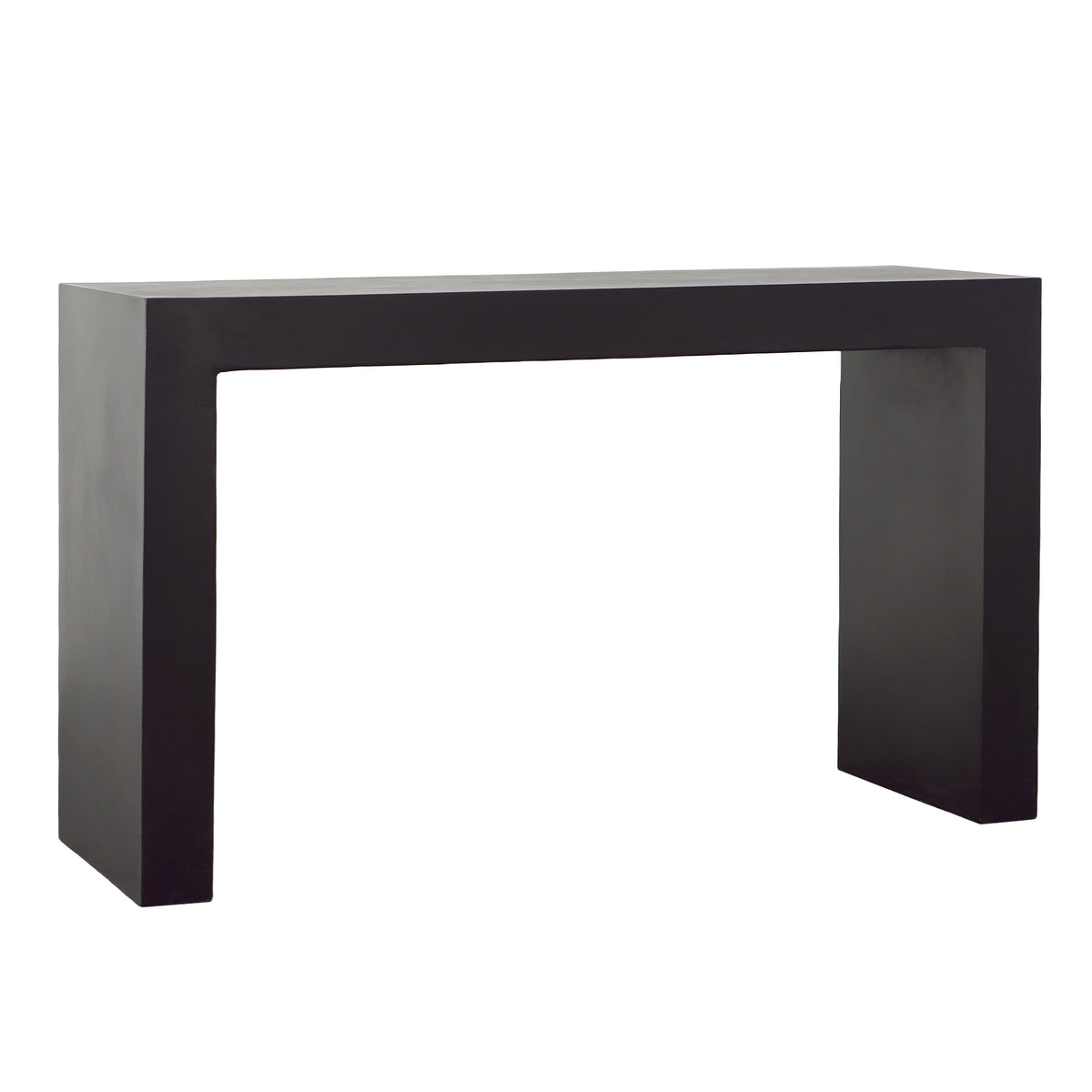 Onofre Black Finish Outdoor Console Table
