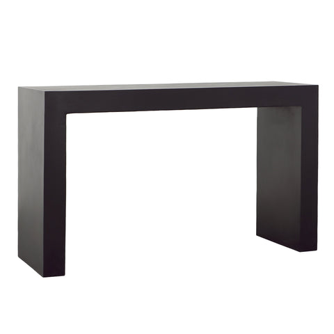 Onofre Black Finish Outdoor Console Table